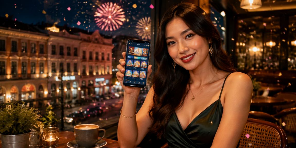 Pengguna mengakses platform pertaruhan 6963 melalui telefon bimbit di Ipoh