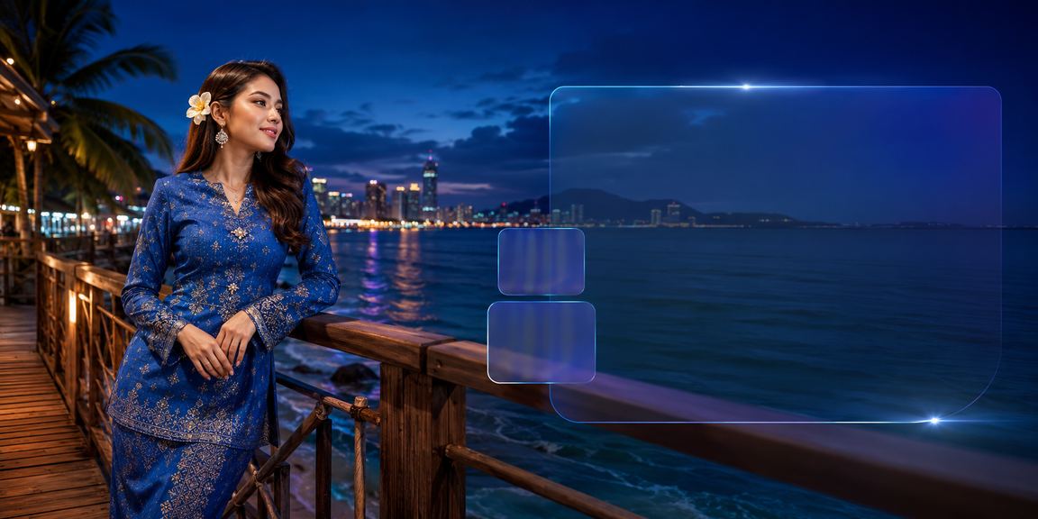 Wanita berbaju kurung bermain loteri dan kasino di Sabah melalui telefon bimbit